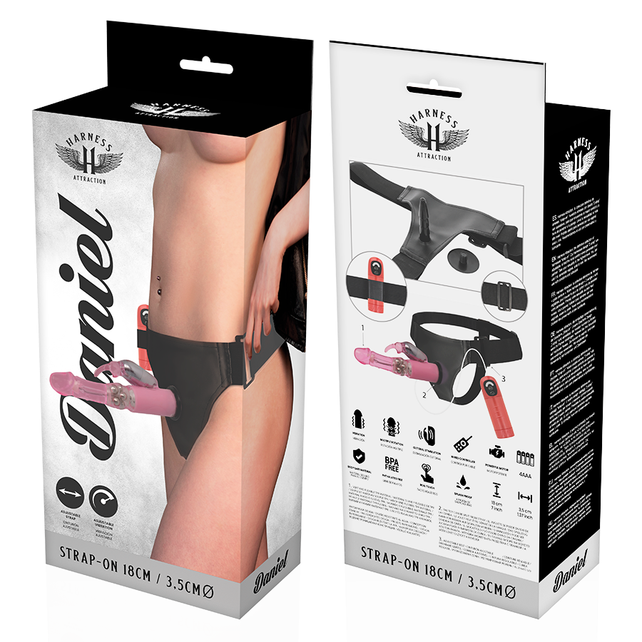 Harness Attraction - Rnes Daniel With Vibration And Rotation 18 Cm -O- 3.5 Cm
