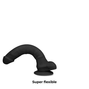 Cock Miller - Silicone Density Cocksil Articulable Black 24 Cm