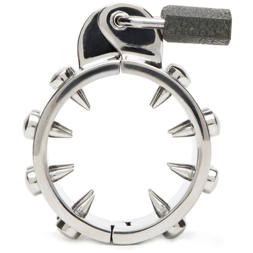 METAL HARD - Steel Anti – Erection Chastity Ring by DelighToys