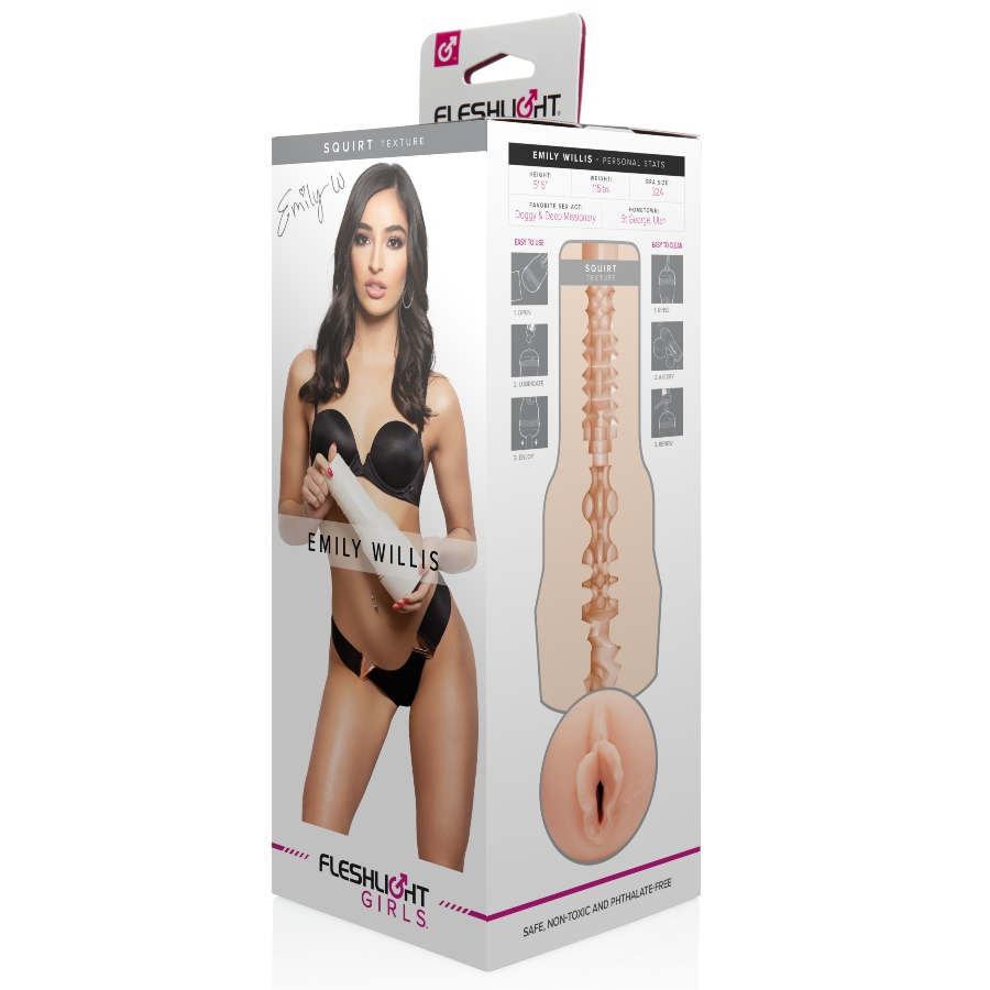 FLESHLIGHT - DelighToys Vagina Replica – Emily Willis Edition
