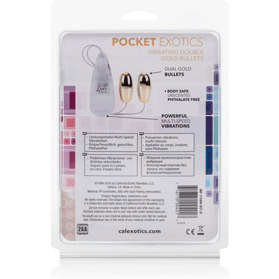 California Exotics - Vibrating Bullets Gold Duo