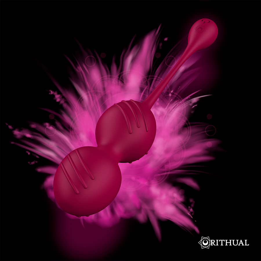 RITHUAL - DelighToys Nisha Rechargeable Medical Silicone Kegel Balls Orchid