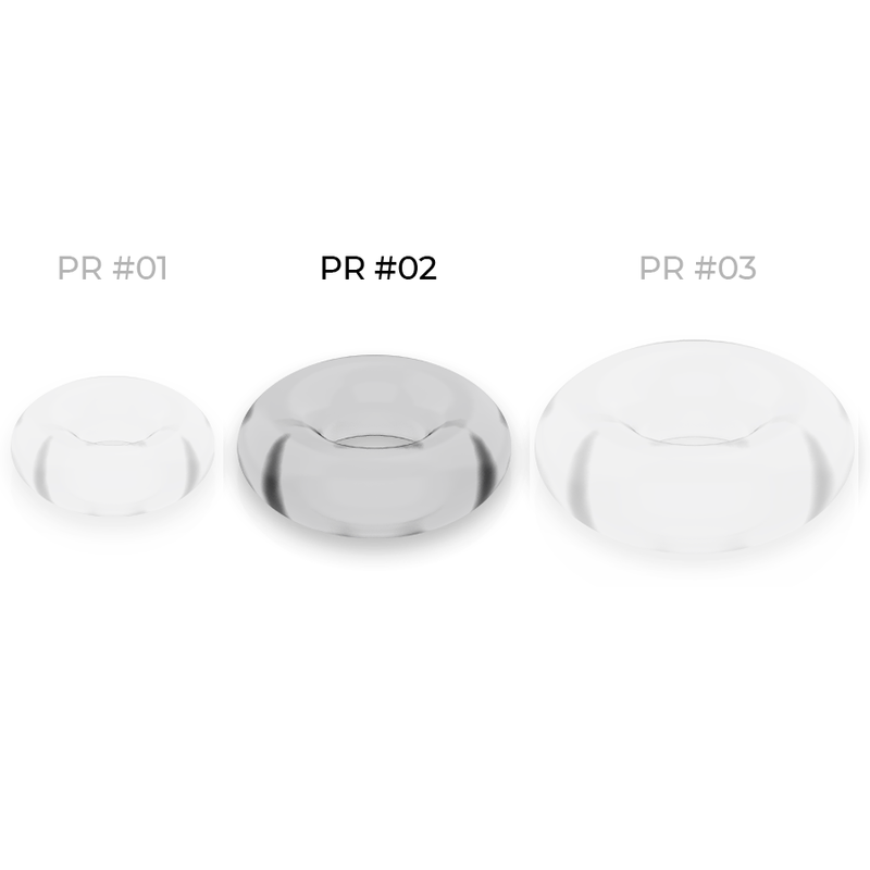 Powering - Super Flexible And Resistant Penis Ring 4.5Cm Clear