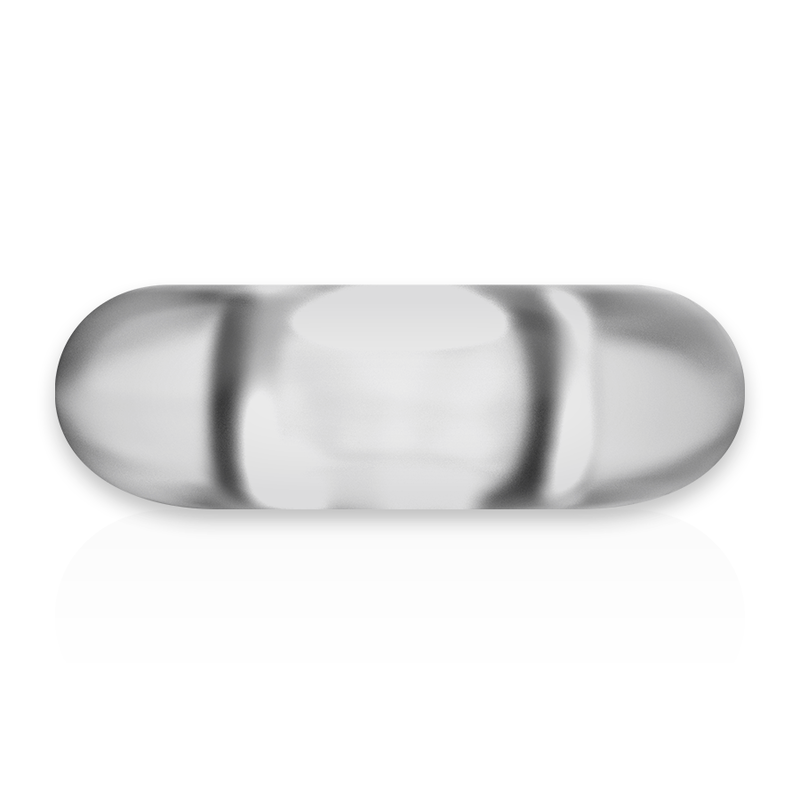Powering - Super Flexible And Resistant Penis Ring 4.5Cm Clear
