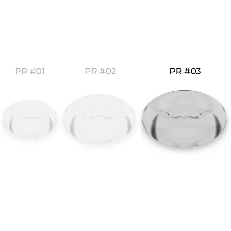 Powering - Super Flexible And Resistant Penis Ring 5Cm Pr03 Clear