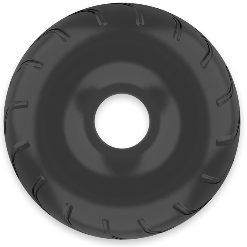 Powering - Super Flexible And Resistant Penis Ring 5Cm Pr08 Black