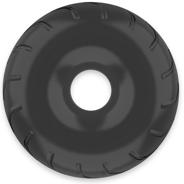 Powering - Super Flexible And Resistant Penis Ring 5Cm Pr08 Black