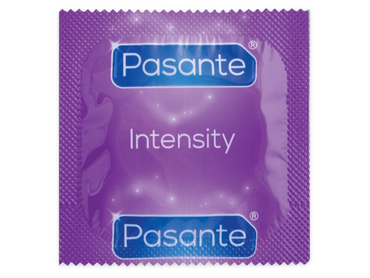 Pasante Ribs and Dots Intensity Textured Condoms – Condoms – product photo 2