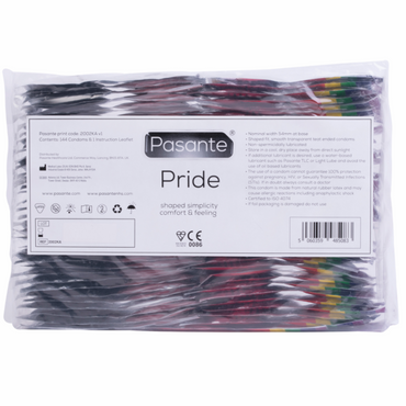 Pasante Pride Natural Tapered Condoms 144 Pack – Condoms – product photo 2