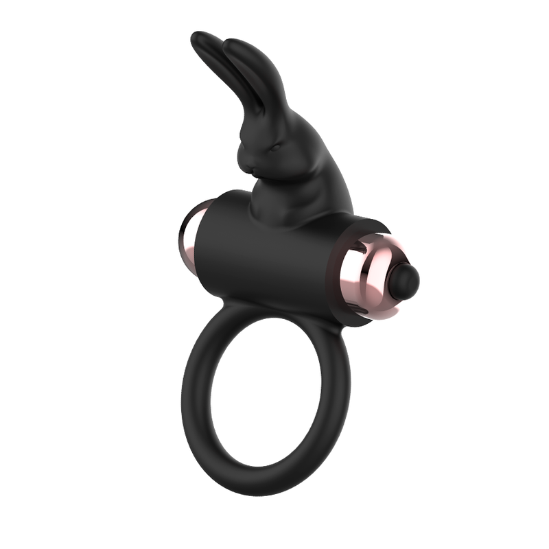 Coquette Toys - Cock Ring With Vibrator Black/ Gold