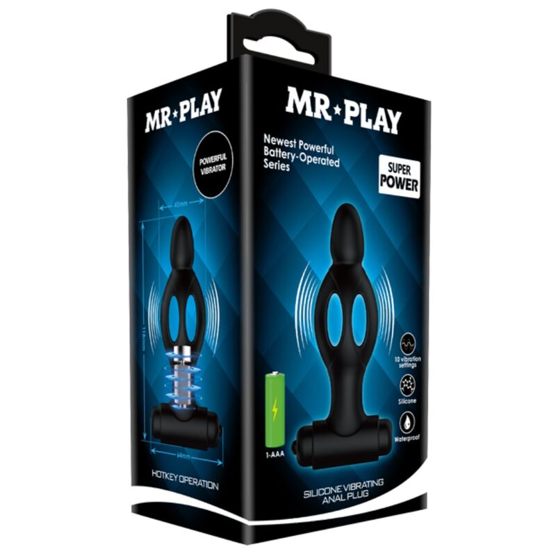 DelighToys - Mr Play Silicone Anal Plug Vibration