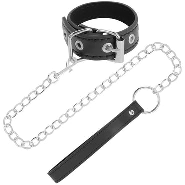 DARKNESS - Adjustable Penis Ring with Strap by DelighToys