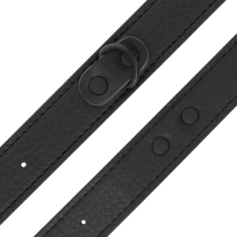 DARKNESS - Wide Thin Textured Handcuffs by DelighToys