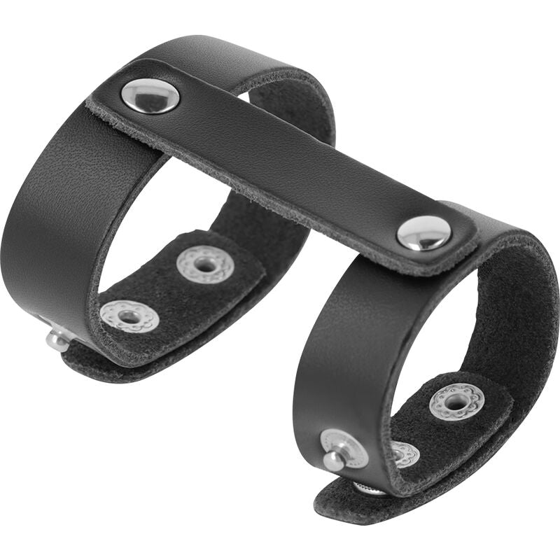 DARKNESS - Adjustable Leather Ring Penis and Testicles