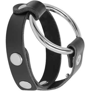 DARKNESS - Adjustable Penis and Testicle Ring by DelighToys