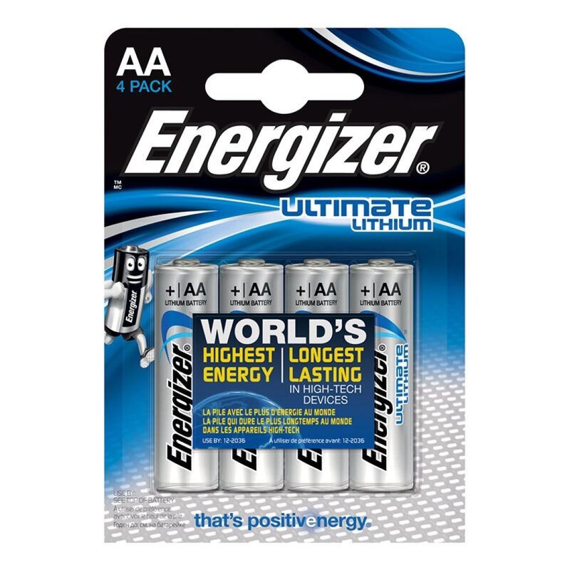 Energizer - Ultimate Lithium Aa L91 Lr6 1,5V *4