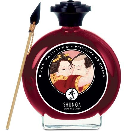 SHUNGA - Strawberry and Cava Edible Body Paint