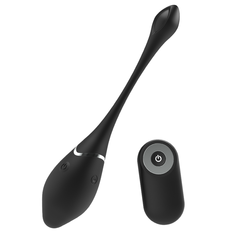 Experience powerful vibrations with the Black Silver Jenell Rechargeable Vibrating Egg Remote. USB rechargeable, remote-controlled, waterproof, body-safe, and discreet for anytime pleasure.5
