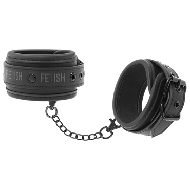 FETISH SUBMISSIVE - Vegan Leather Ankle Cuffs with Neoprene Lining – Fetish Submissive by
