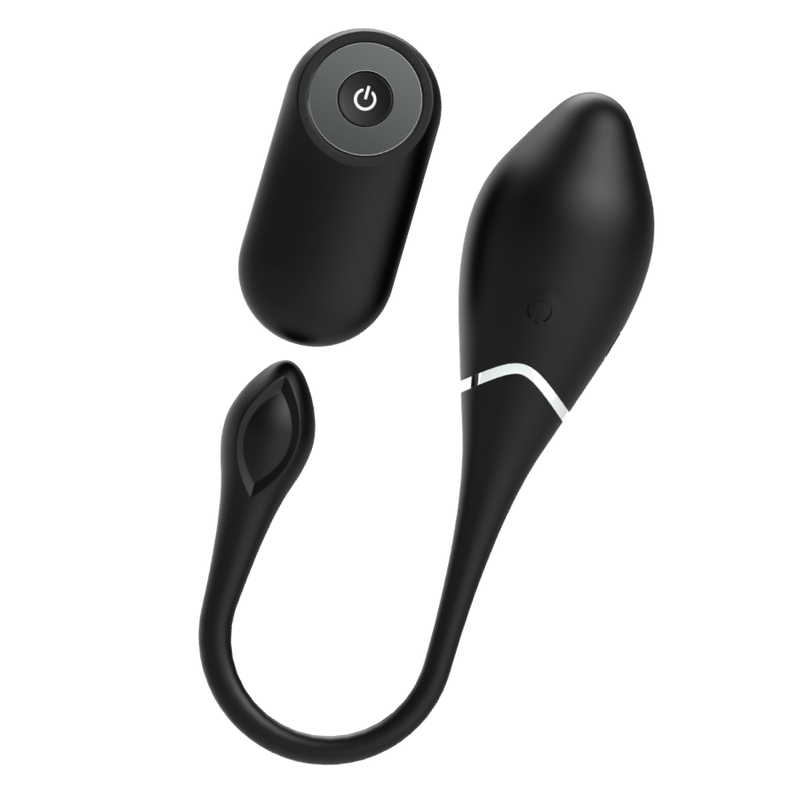 Experience powerful vibrations with the Black Silver Jenell Rechargeable Vibrating Egg Remote. USB rechargeable, remote-controlled, waterproof, body-safe, and discreet for anytime pleasure.8