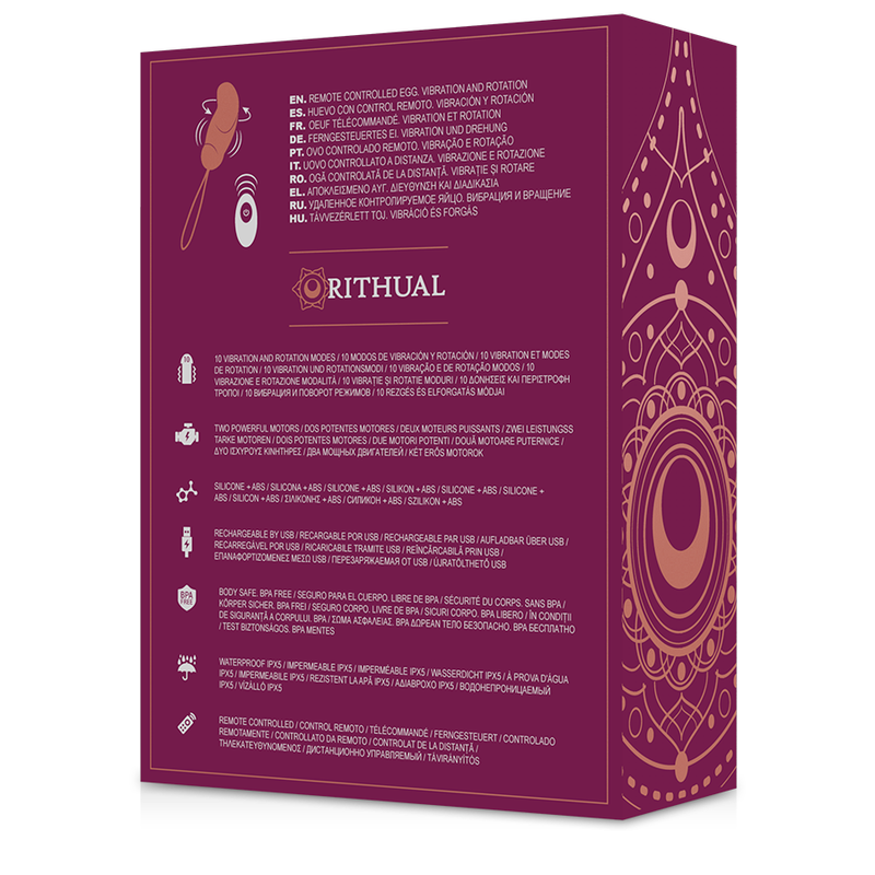 RITHUAL - Esha Egg Remote Control System Rotation and Vibration by Delig