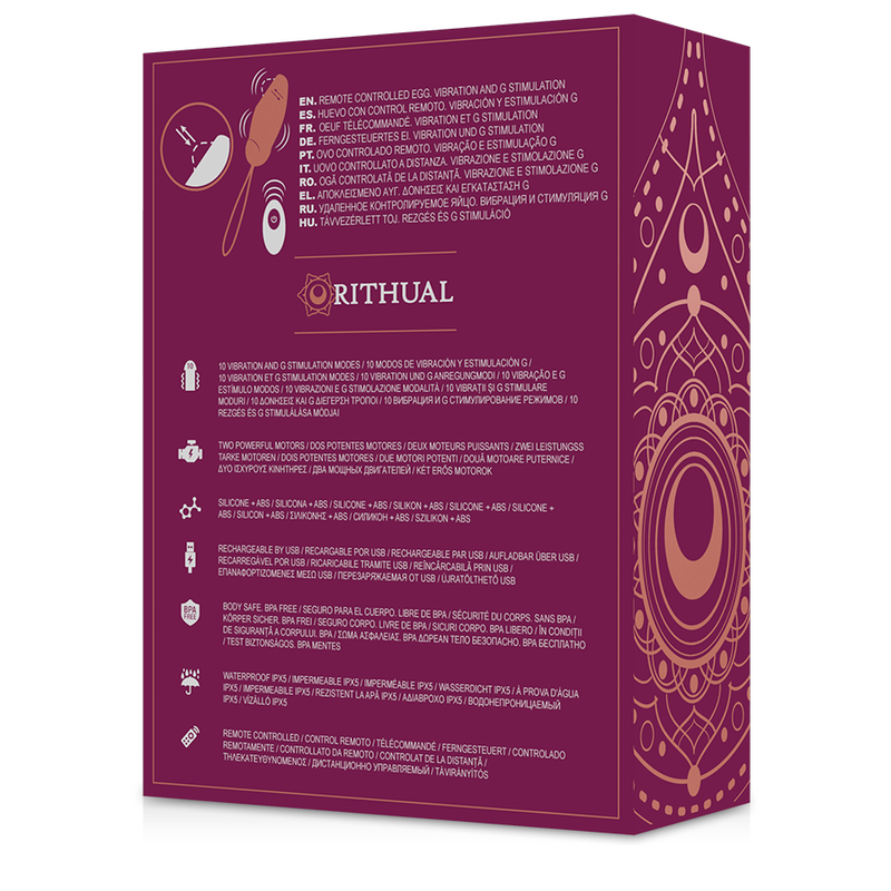 RITHUAL - DelighToys Rithual Priya Egg Remote Control G – Spot and Vibration