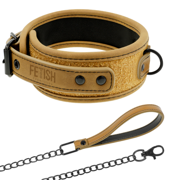 FETISH SUBMISSIVE - Origin – Neoprene Lined Collar Chain by DelighToys