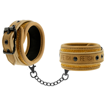 FETISH SUBMISSIVE - Origin Vegan Leather Handcuffs with Neoprene Lining