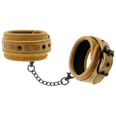 FETISH SUBMISSIVE - DelighToys Vegan Leather Ankle Cuffs with Neoprene Lining – Fetish