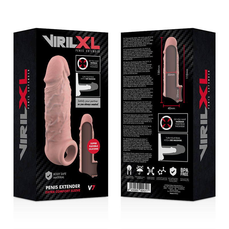 VIRILXL - Liquid Silicone Extension Sleeve by DelighToys (1)