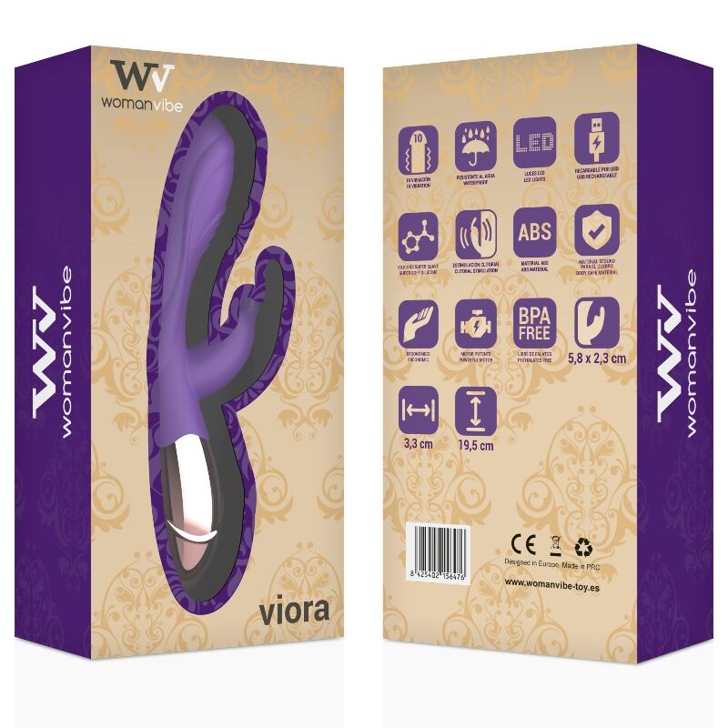 WOMANVIBE - Viora Silicone Rechargeable Vibrator by DelighToys