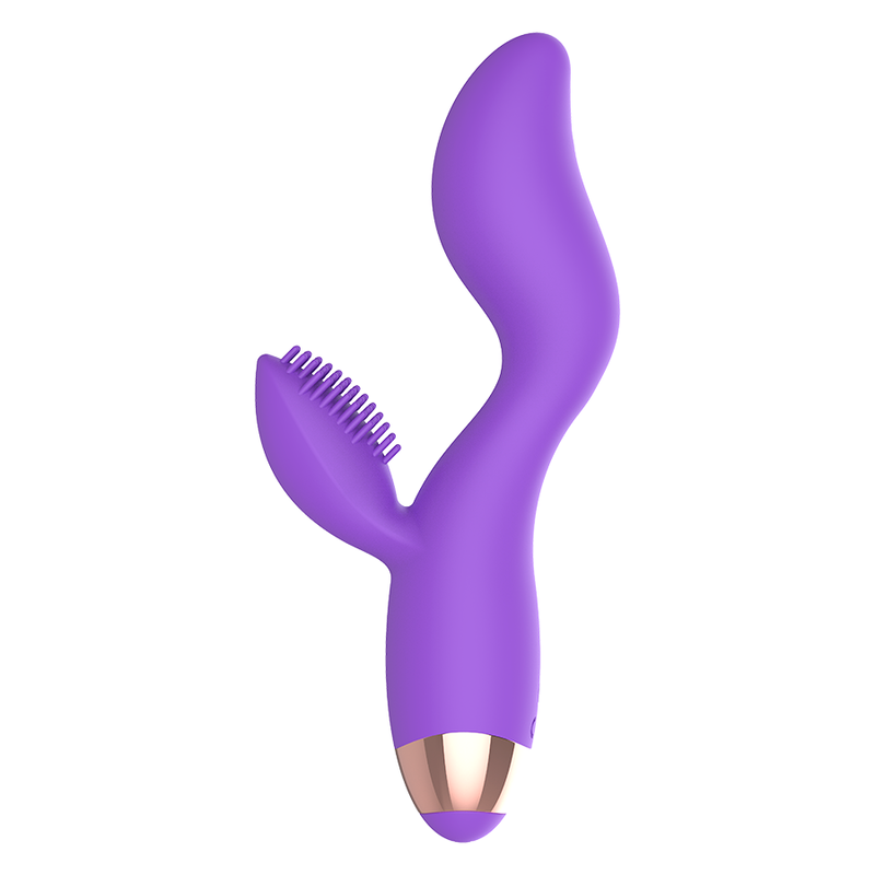 WOMANVIBE - Donna Rechargeable Silicone Dual Motor Vibrator by DelighToy
