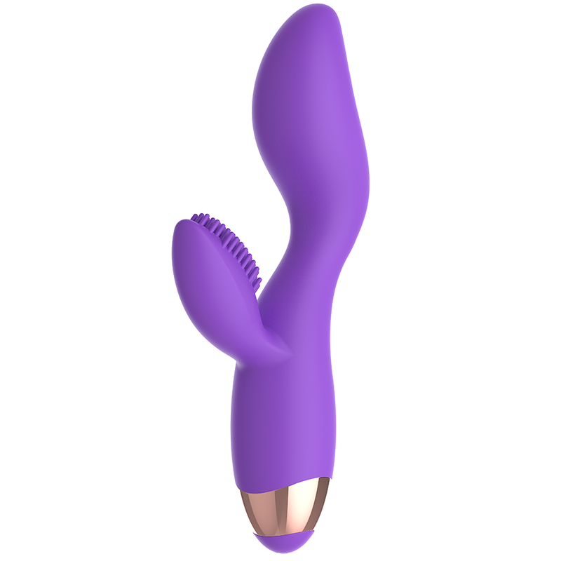 WOMANVIBE - Donna Rechargeable Silicone Dual Motor Vibrator by DelighToy
