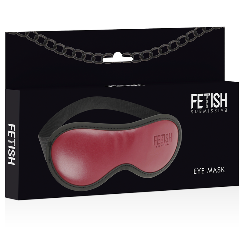 FETISH SUBMISSIVE - Dark Room Mask – Vegan Leather with Neoprene Lining
