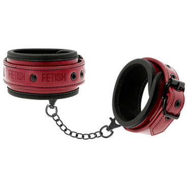 FETISH SUBMISSIVE - DelighToys Vegan Leather Ankle and Wrist Handcuffs with Neoprene Linin