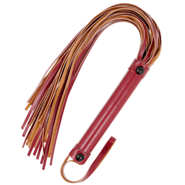 Fetish Submissive Dark Room Vegan Leather Whip 28cm – Spanking Paddles & Sex Whips – product photo 2