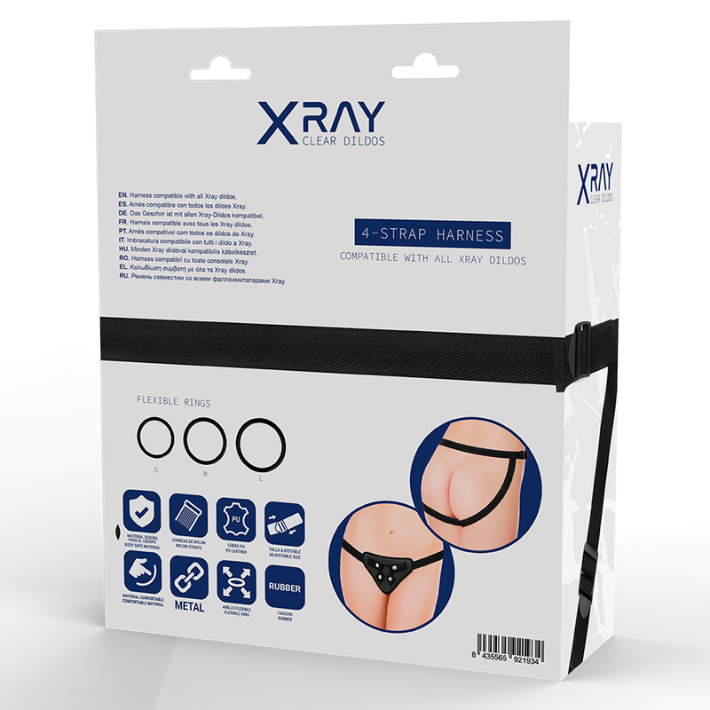 X RAY - Harness with Silicone Rings by DelighToys