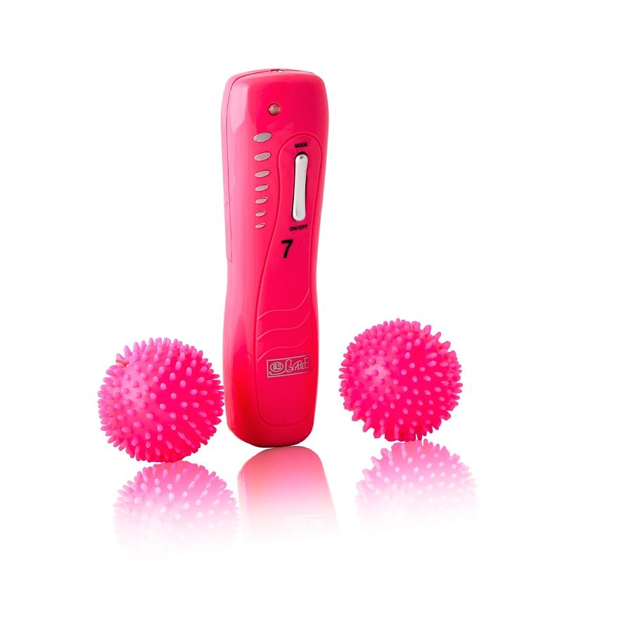 Experience dual stimulation with Baile Chinese Balls Vibration Functions 7 vibration modes and wired remote. Ships UK & EU. Buy now for intense pleasure!2