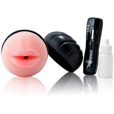 Baile Mouth Masturbator Vibrator simulates real oral pleasure with Pure Skin texture and 7 vibration rhythms. Soft, lifelike feel and easy maintenance.2