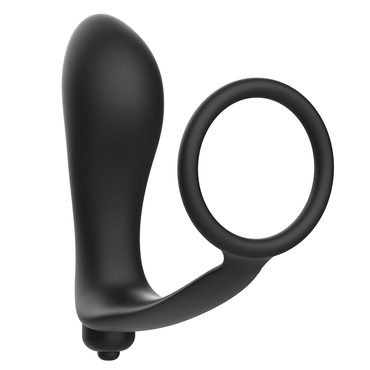 ADDICTED TOYS - DelighToys Anal Plug Penis Ring – Vibratory Silicone Massager