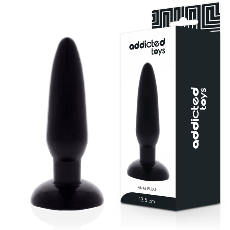 Explore anal play with Addicted Toys Black Anal Butt Plug. Made from hypoallergenic American TPR, phthalate-free, and available in 4 sizes for beginners and enthusiasts alike.2