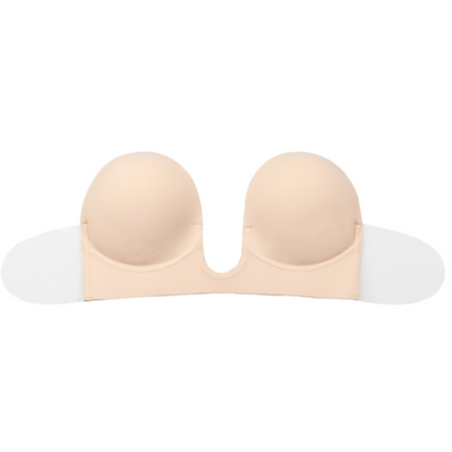 Bye-Bra - Bra Without Handles Shape U Beige Cup A