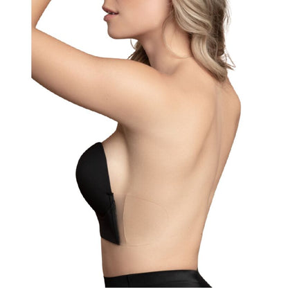 Bye-Bra - Bra Without Handles Shape U Black Cup C