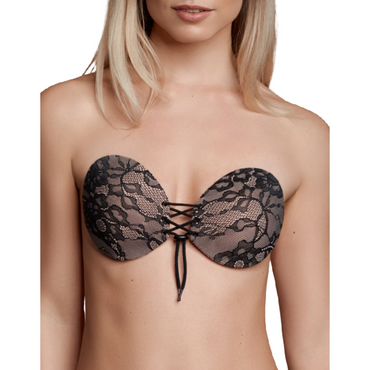 DelighToys - Round Lace – it Bra – Adhesive Strapless Support Adjustable
