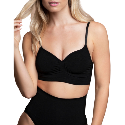 Bye-Bra - Medium Control Bra Seamless Black Size S