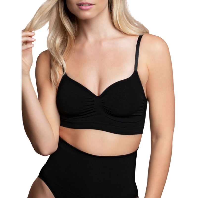 Bye-Bra - Medium Control Bra Seamless Black Size M