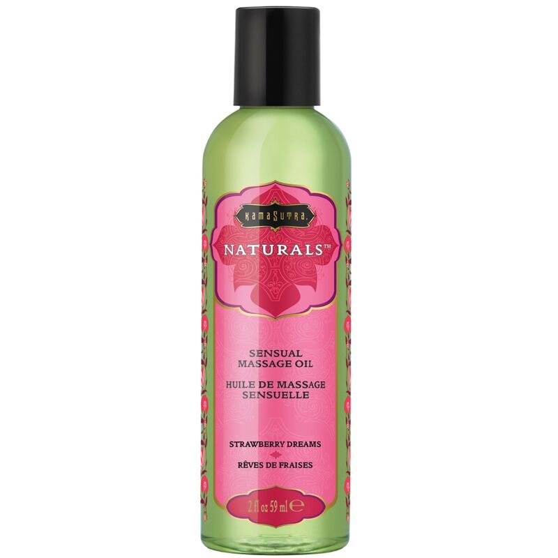 Kamasutra - Natural Massage Oil Strawberry Dreams 59 Ml