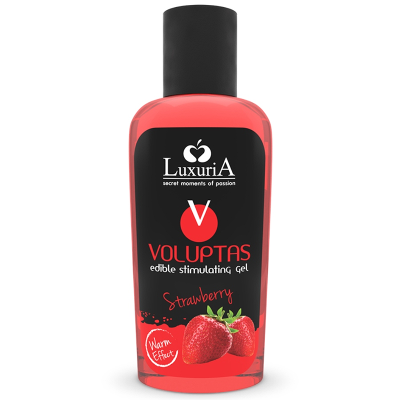 Intimateline Luxuria - Voluptas Edible Massage Gel Warming Effect - Strawberry 100 Ml