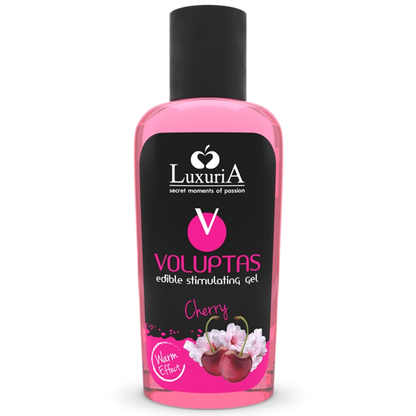 Intimateline Luxuria Voluptas Edible Massage Gel Warming Effect 100 ml — Cherry