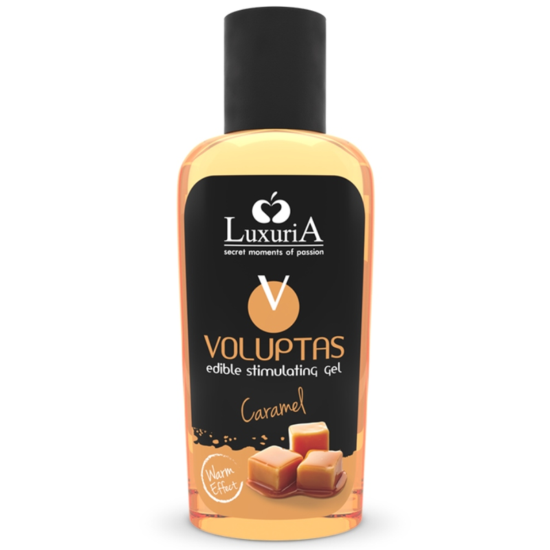 Intimateline Luxuria - Voluptas Edible Massage Gel Warming Effect - Caramel 100 Ml